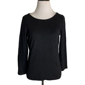 Sutton Studio Black Sweater